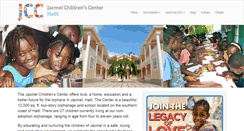 Desktop Screenshot of jacmelchildren.org
